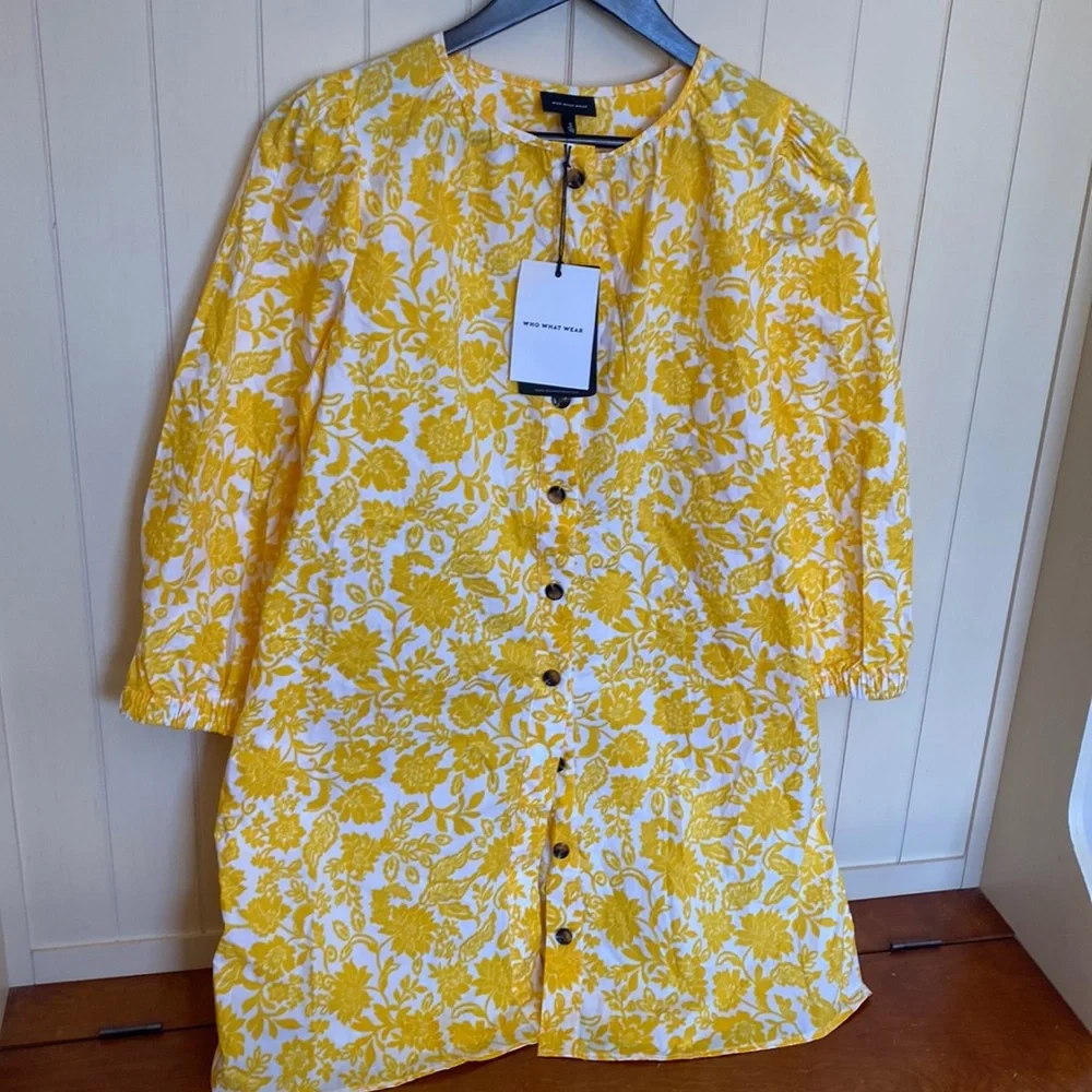 Who What Wear Sunshine floral dress Target NWT - Picture 1 of 2